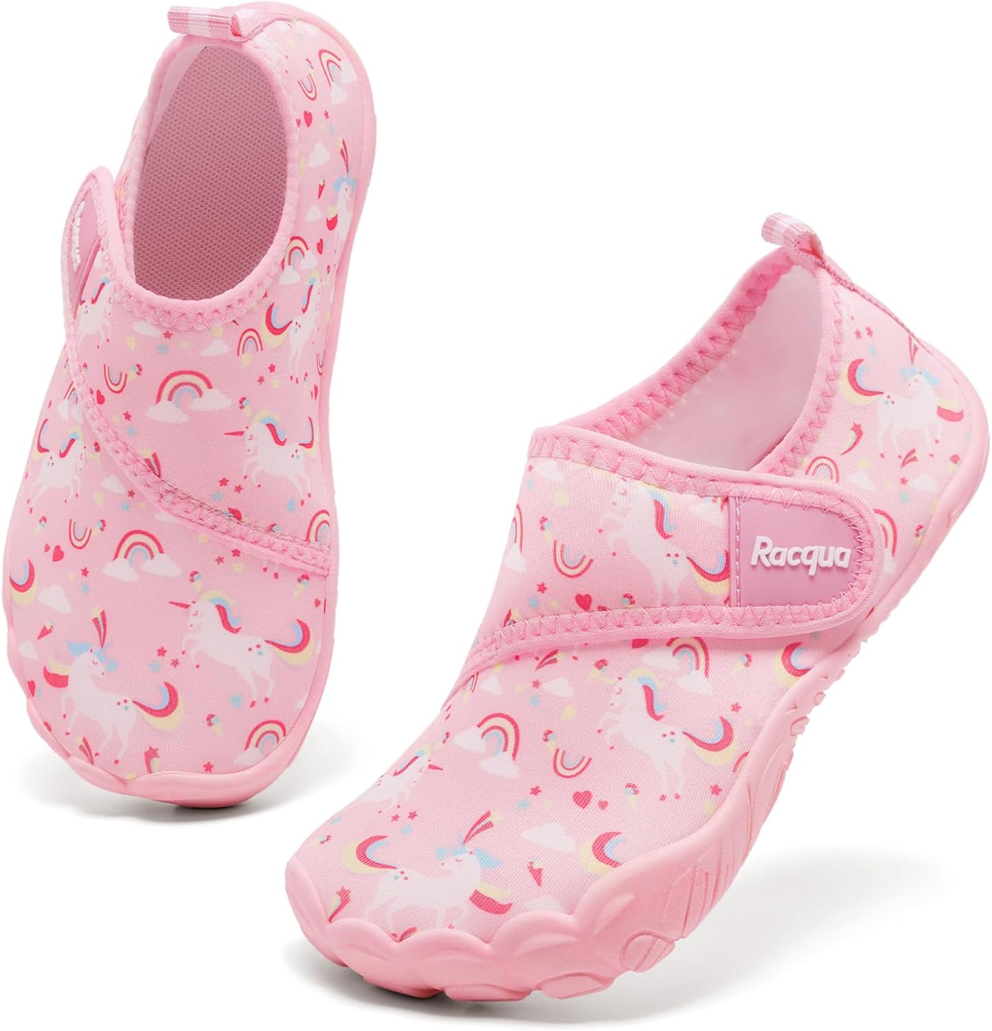 Racqua Kids Water Shoes - Quick Dry Barefoot Aqua Sneakers for Little & Big Kids | Lightweight & Comfortable