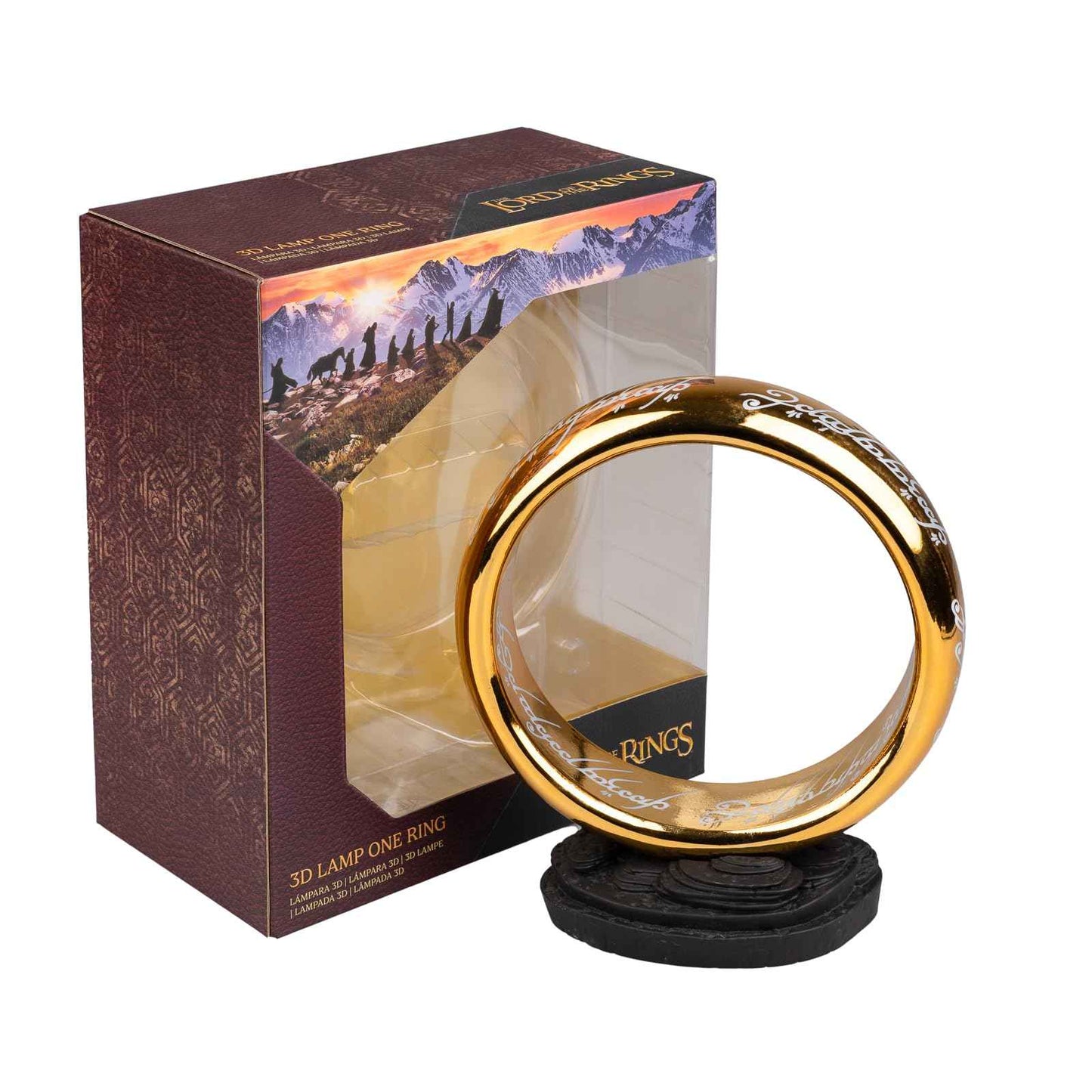 Lamp Lord of The Rings Collector Edition - Hobbit Merchandise - LOTR Merchandise - Lord of The Rings Decoration - USB and Battery Powered Official Product