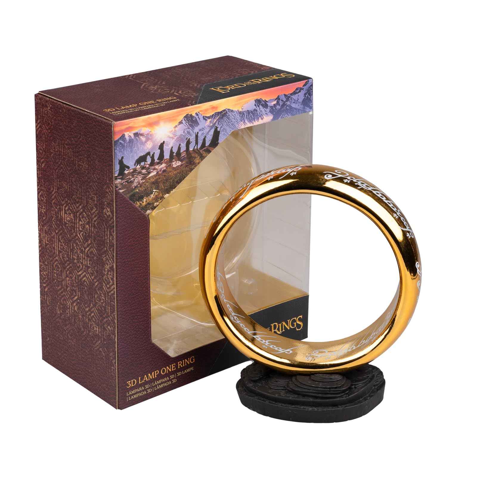 Lamp Lord of The Rings Collector Edition - Hobbit Merchandise - LOTR Merchandise - Lord of The Rings Decoration - USB and Battery Powered Official Product