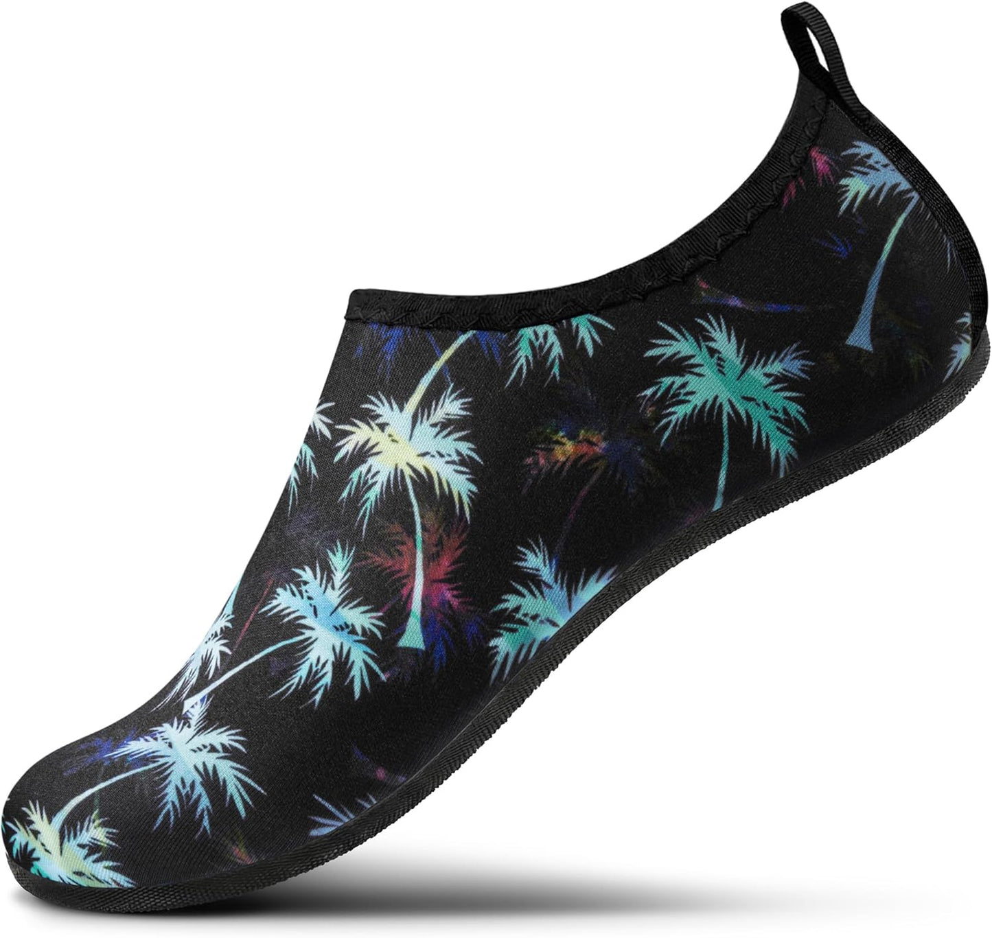SEEKWAY Water Shoes - Quick-Dry Aqua Socks for Men & Women | Non-Slip Barefoot Design - Black SK002(U)