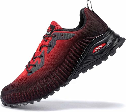 Kricely Men's Trail Running Shoes - Versatile Hiking Sneakers for Outdoor Activities | Comfortable Fit