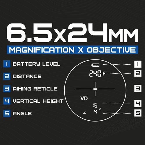 Rogue Iron Disc Golf Range Finder Measures in Feet Rangefinder Rechargeable