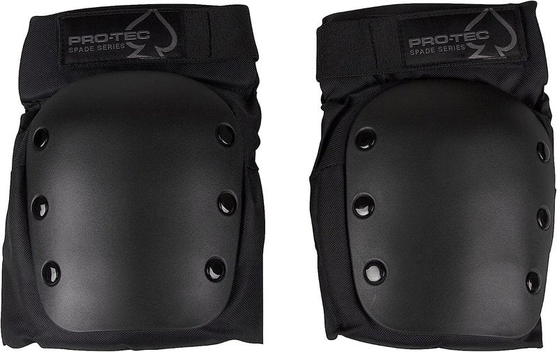 ProTec Spade Series Junior Pad Set – Complete Knee, Elbow, and Wrist Guards for Ages 8+, Black – High-Impact Protection for Skateboarding, Cycling, Roller Skating, and More Activities