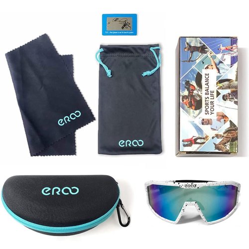 ER00 HD Polarized Small Narrow Sport Sunglasses for Youth Women, Pit viper Baseball Golf Pickleball Softball Tennis F2 Easy Run