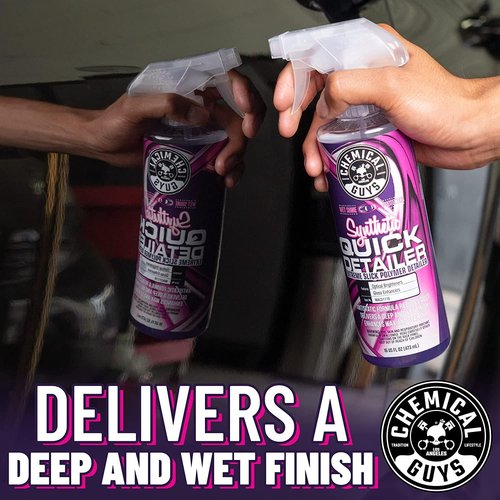 Chemical Guys Synthetic Quick Detailer - Extreme Slick Polymer Formula for Cars & More | 16 fl oz (2 Pack)