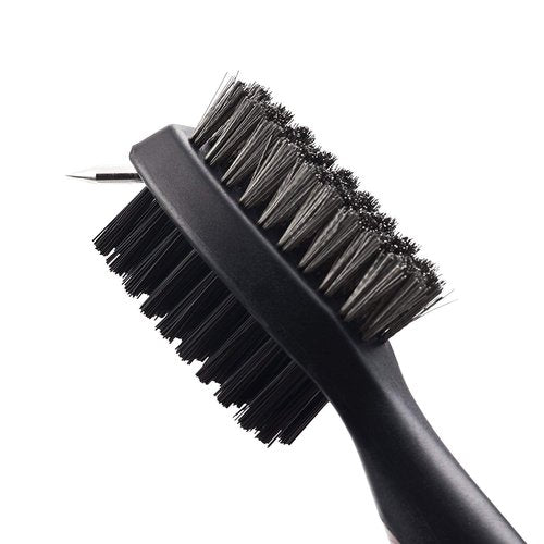 Gzingen Golf Towel and Golf Club Brush, Microfiber Waffle Pattern Cleaning Towel and Retractable Club Groove Cleaner Brush, Divot Repair Tool, 5-in-1 Golf Accessories Set
