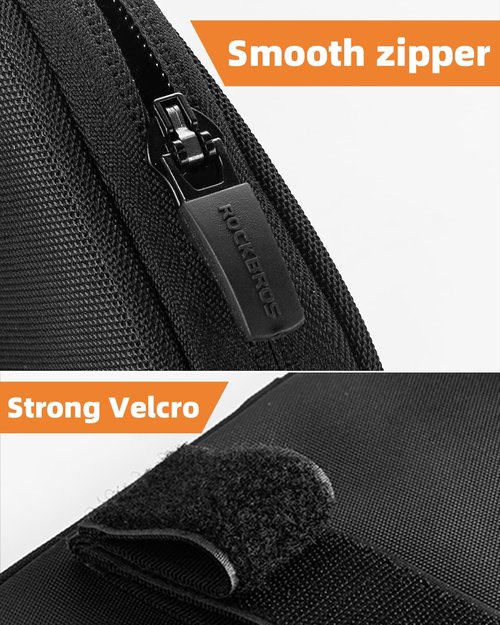 ROCKBROS Foldable Bike Bag for Rear Rack - Durable, Expandable, and Versatile - 5L Capacity