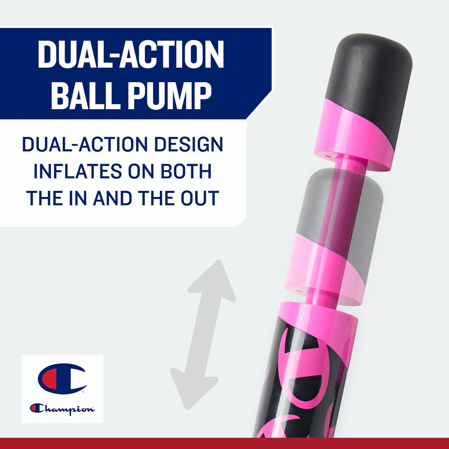 Champion Replacement Ball Pump with Metal Inflation Replacement Needles for Sports Balls with Compact Case, Compatible with Most Pumps for Basketball, Soccer, Football, Volleyball & Yoga Balls