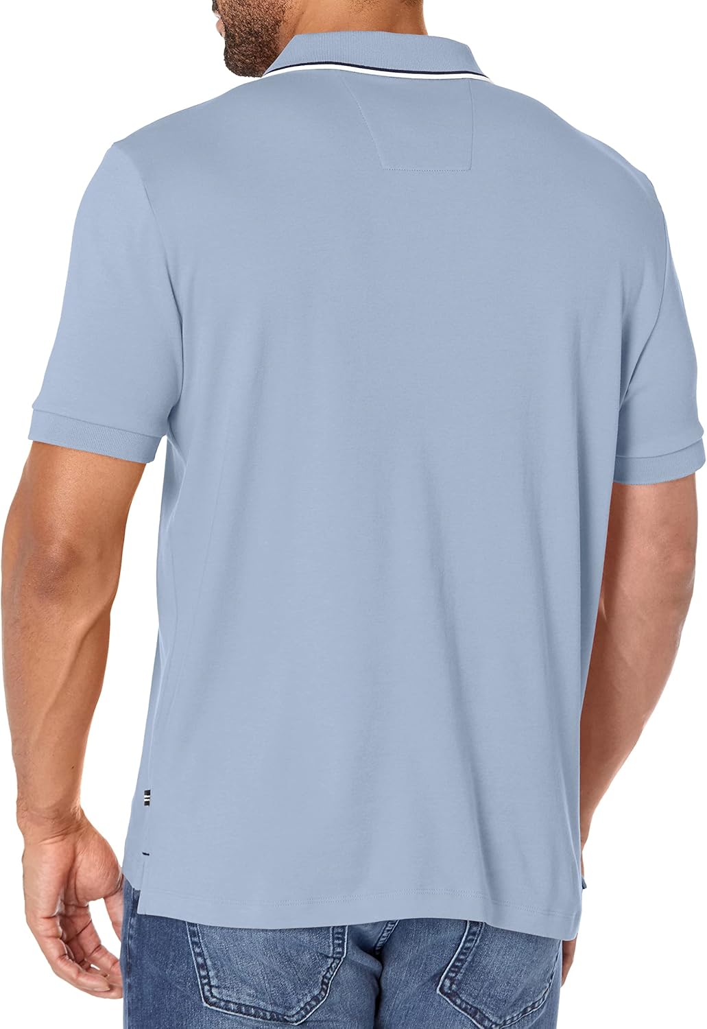 Nautica Men's Classic Fit Polo Shirt - Short Sleeve with Dual Tipped Collar | Stylish Casual Wear