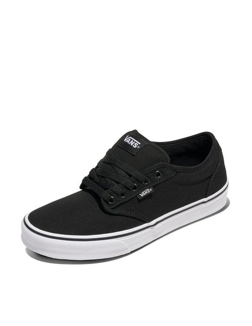 Vans Men's Atwood Shoe | Low-Top Fashion Sneakers for Work, Walking & Casual Everyday Wear, Black/White, 11