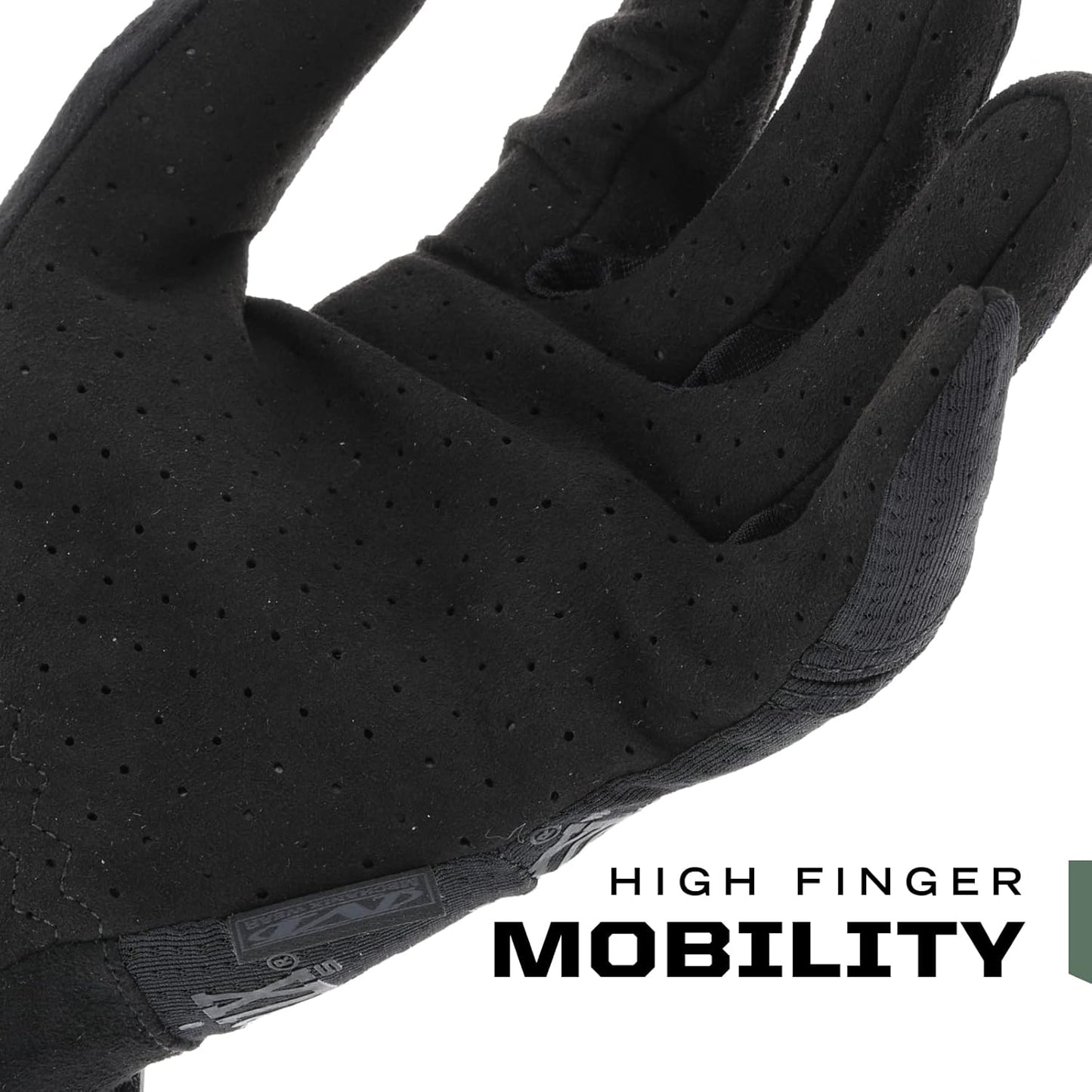 Mechanix Wear Tactical Gloves - Ventilated High-Dexterity Field Work Gloves - Touchscreen Compatible | XX-Large Covert Black