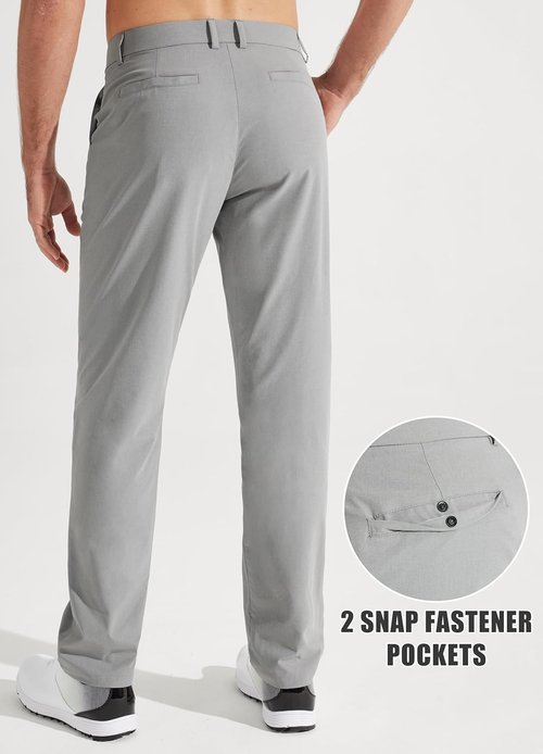 Libin Men's Golf Pants - Stretch Quick-Dry Lightweight Trousers | Casual Comfy Fit in 30"/32"/34" Sizes