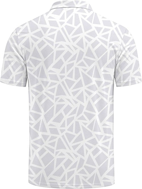COOFANDY Men's Golf Polo Shirt - Quick Dry Performance, Moisture-Wicking, Casual Print | Short Sleeve