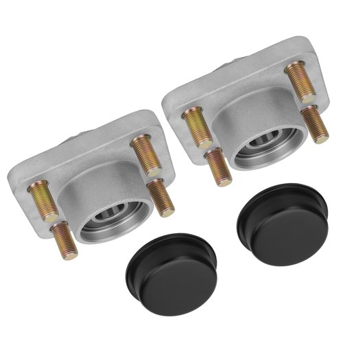 JAVIK 2Pcs Front Wheel Hub & Dust Cover Cap Compatible with Yamaha Golf Cart G8/G11/G14/G16/G20/G22/G27/YTF/YDR OEM# JG5-WF511-00-00 JG5-WF511-10-00
