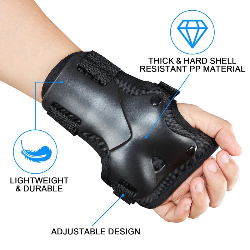 Tanden Wrist Guard Skating Protective Gear Adult and Kids Wrist Guards, Wrist Pads for Skating Skateboarding Snowboarding Ice Skating Wrist Guards