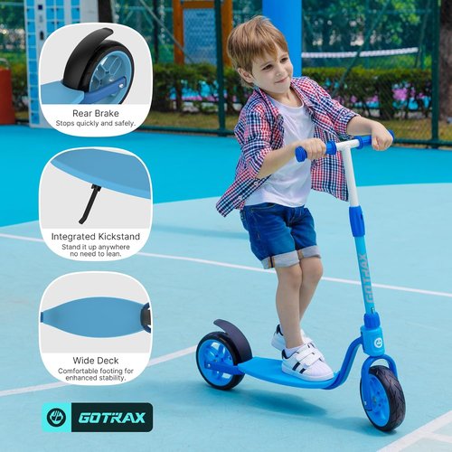 Gotrax KS8 Kick Scooter for Kids 5+ | Large 8" Wheels, Adjustable Handlebar & Sturdy Deck