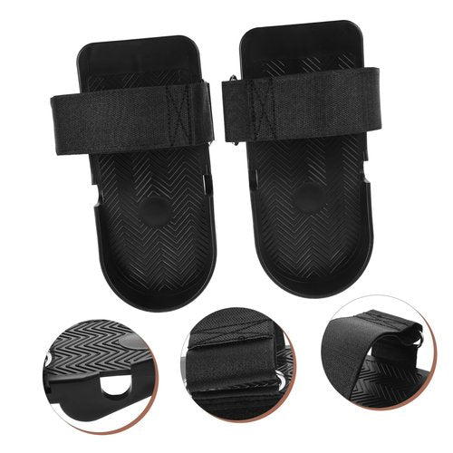 OSOLADY 1pair Rowing Machine Pedals Replacement Fit for Stamina Rowing Machine Flat Foot Pegs