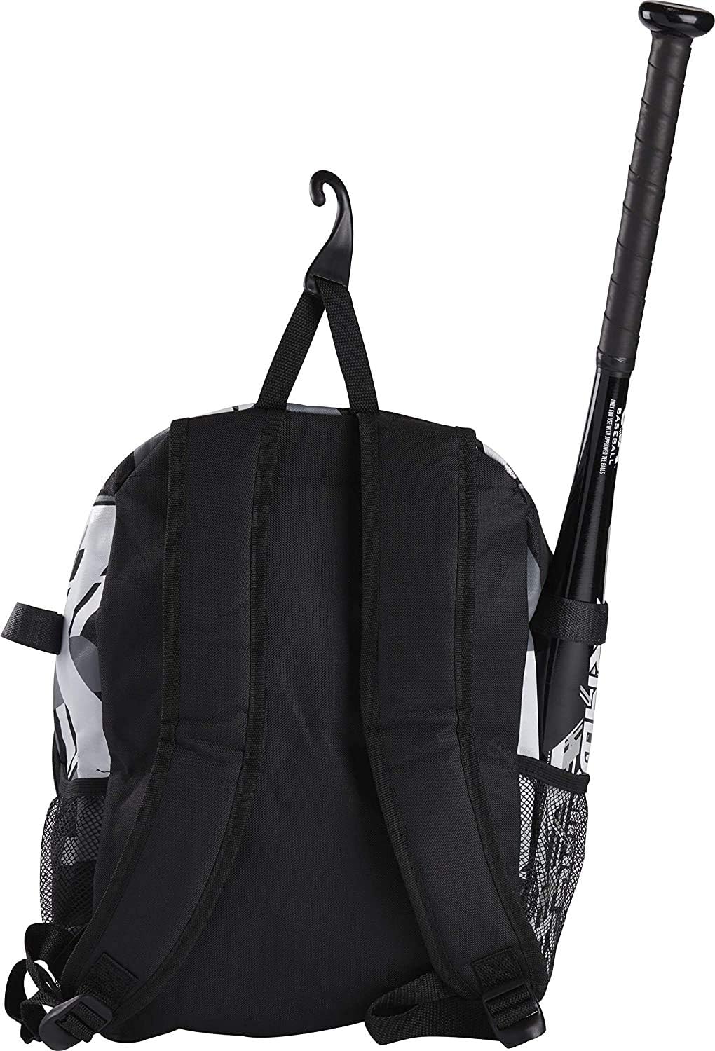 Rawlings REMIX Backpack Equipment Bag - T-Ball & Youth Baseball/Softball - Stylish Black Design