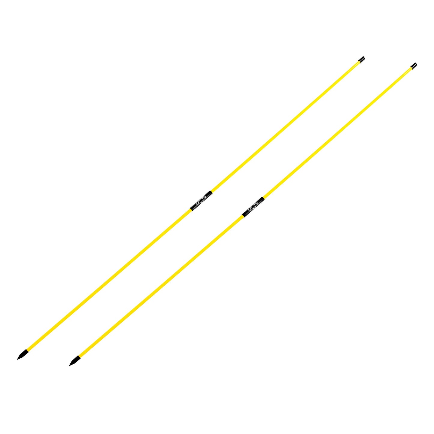 Callaway Alignment Stix, Golf Swing Trainer, Yellow, 48 Inches (Collapsible), Set of 2