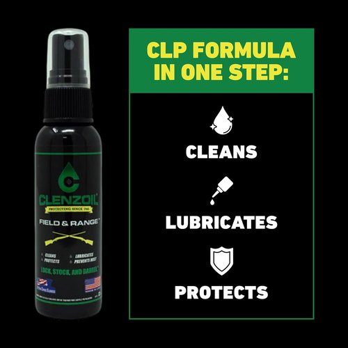 Clenzoil Field & Range Essentials Combo Kit | All-in-One Gun Cleaning & Lubrication Set - Includes Microfiber Towel & Pump Sprayer