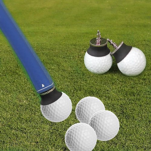 Golf Ball Pick Up Retriever, Mini Ball Grabber Sucker Tool Golf Ball Suction Cup Grabber Golf Ball Picker for Putter Grip Golf Sucker Accessories Putter Croquet Gadget