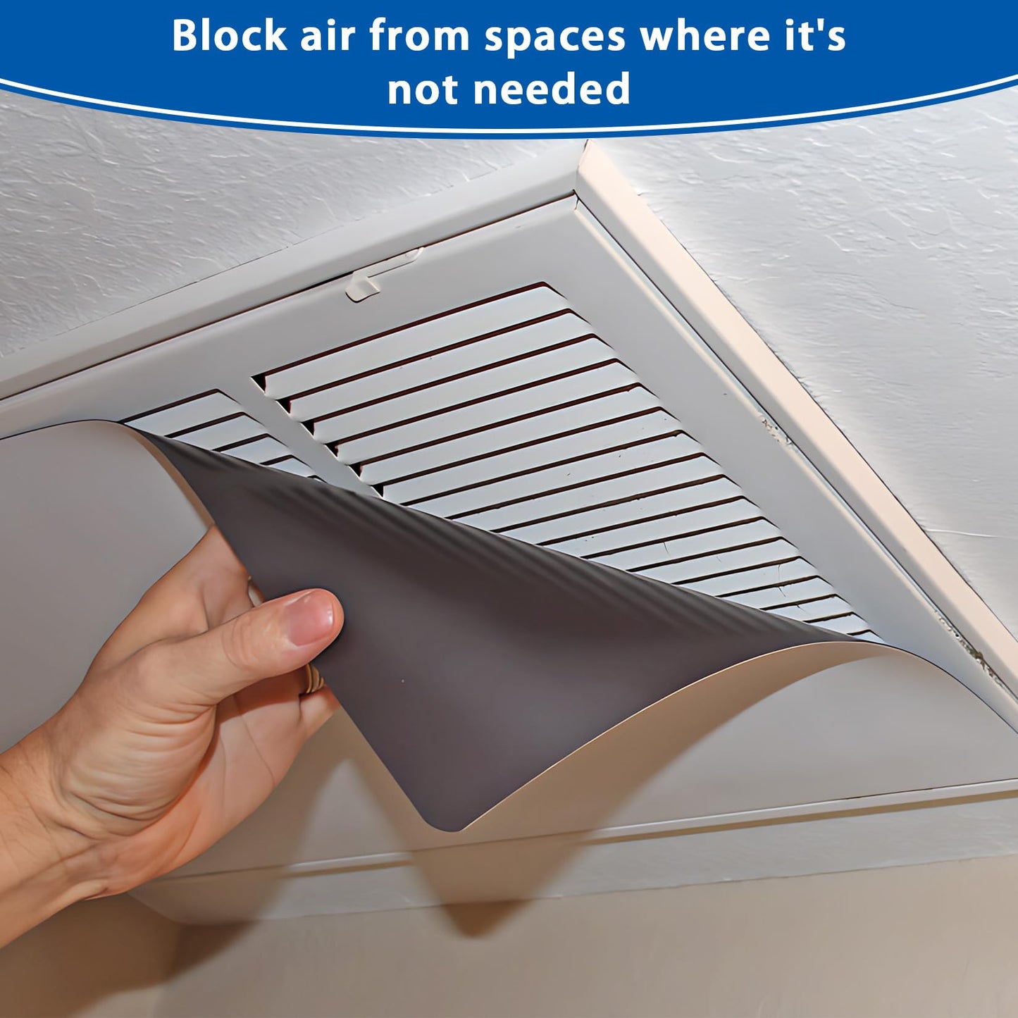 Grtard Strong Magnetic Vent Covers, 6 Pack Magnet Vent Cover, 5.5" X 12" Magnetic Vent Cover, Vent Magnetic Cover, Air Vent Covers for Home Ceiling, Magnetic Vent Covers for Ceiling, Floor, Wall