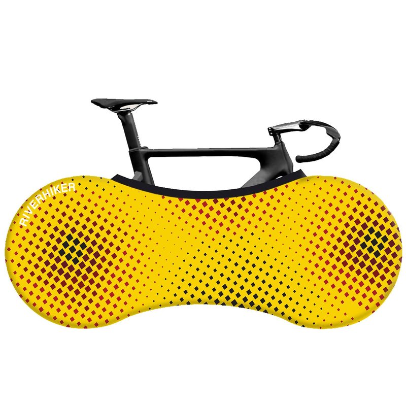 RIVERHIKER Stretchy Bike Wheel Cover, Anti-dust High Elastic Outdoor Indoor Washable Bicycle Protection Storage Bag(Gold)