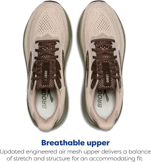 Brooks Men's Ghost 17 Running Shoes - Lightweight Comfort & Support | Ideal for All Runners