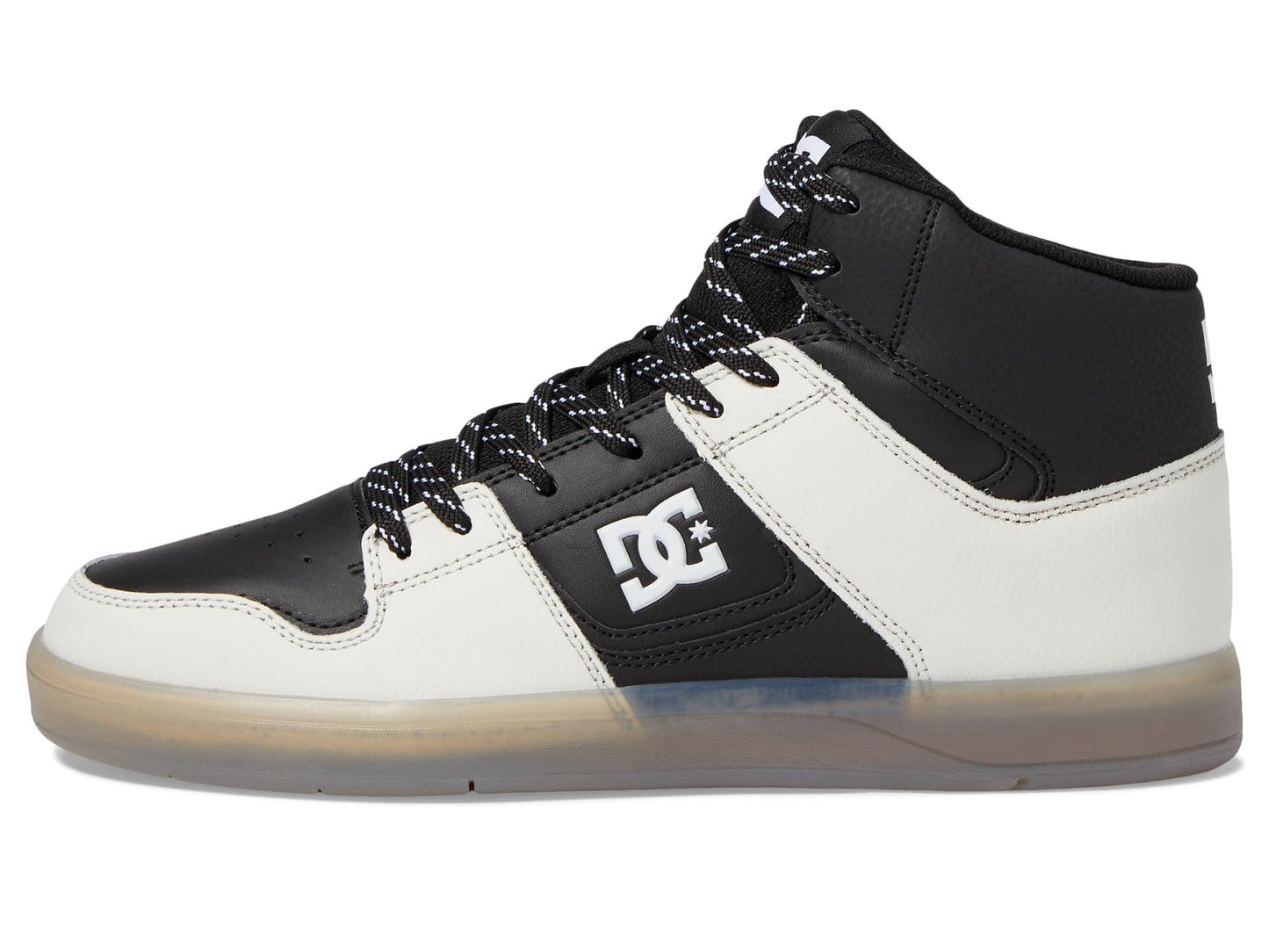 DC Cure Casual High-Top Skate Shoes Sneakers Black/Cream 12 D (M)