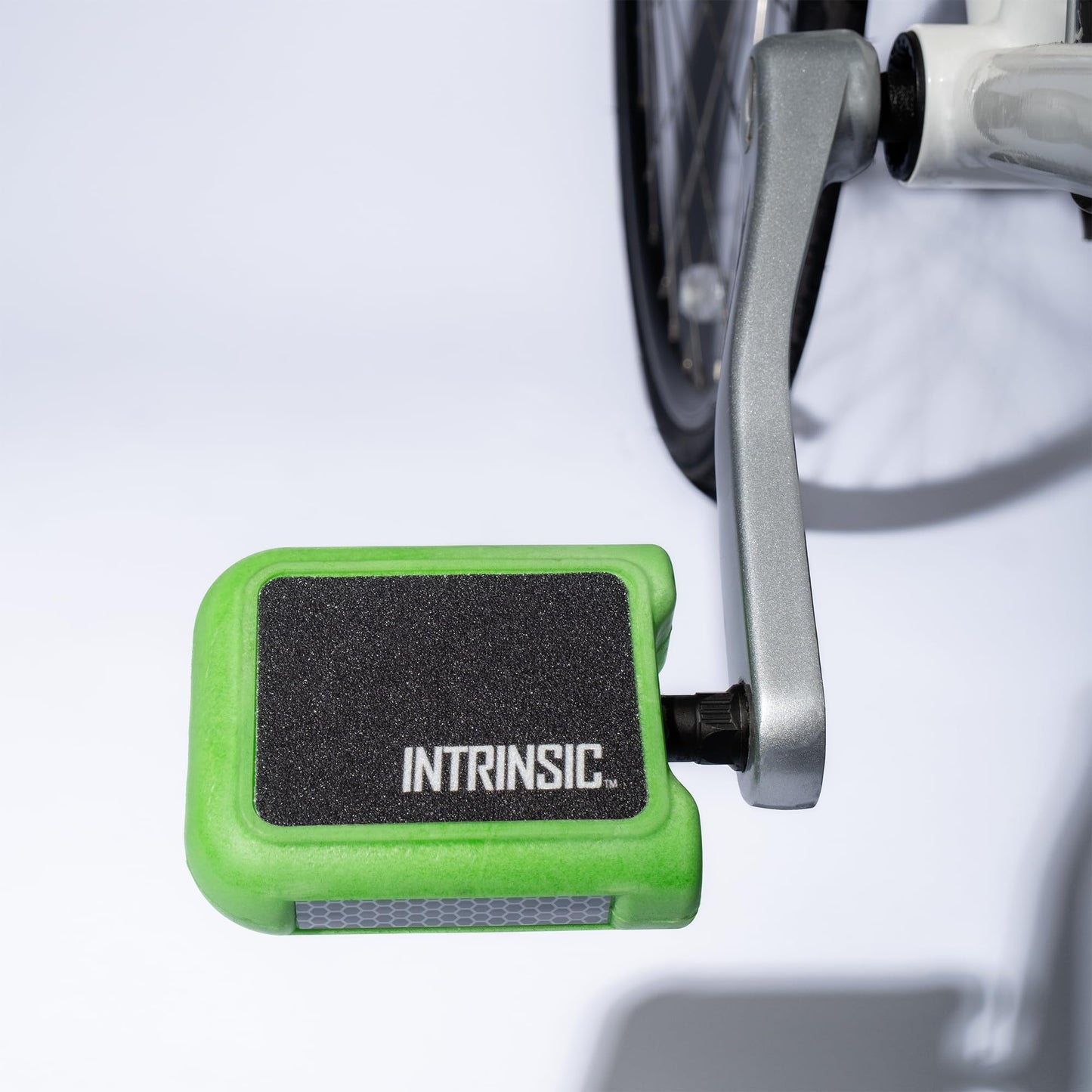 Bumper Pedal - The Bicycle Pedal for Commuting, Beach Cruising, and More (High Vis Green, Standard (9/16"))