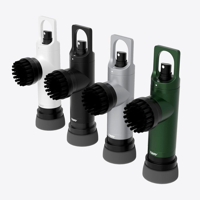Sprush Golf Club Brush Cleaner with Water Spray Bottle and Sponge - Clean Golf Clubs Golf Balls Shoes All at Once - Heavy Duty - Golf Cleaning Device - Golf Accessories- USA Company