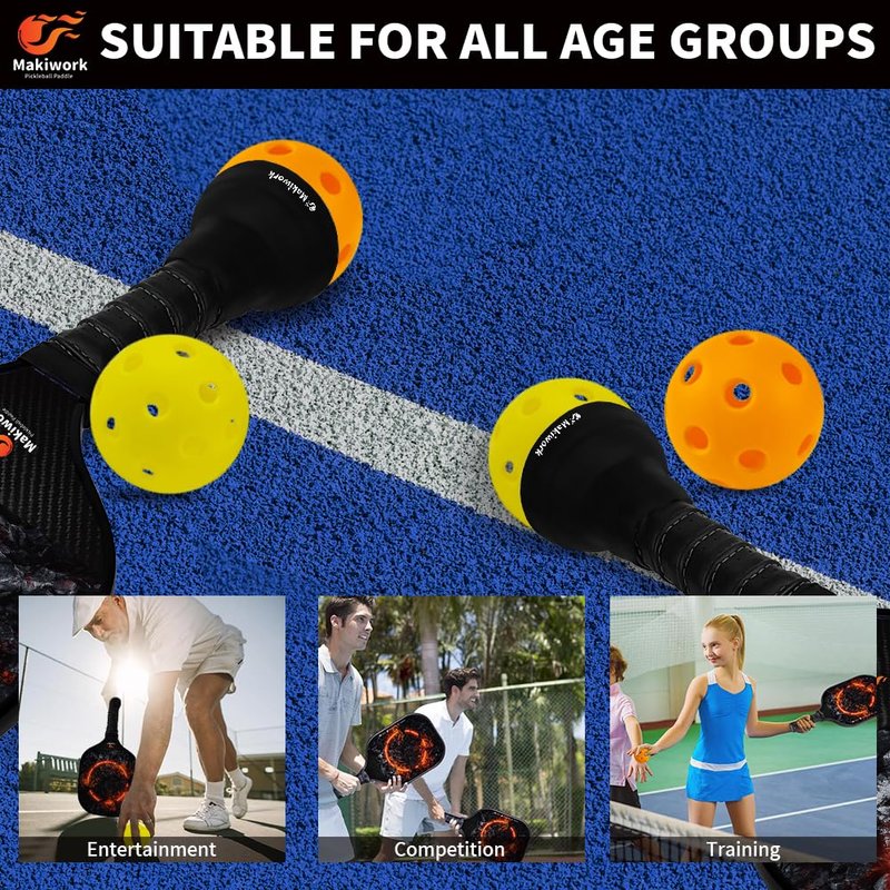 Pickleball Ball Retriever - Silicone Pickleball Grabber and Picker - Universal Suction Cup - Accessory to Pick Up Balls - Fits All Standard Paddles - Pickleball Ball Picker