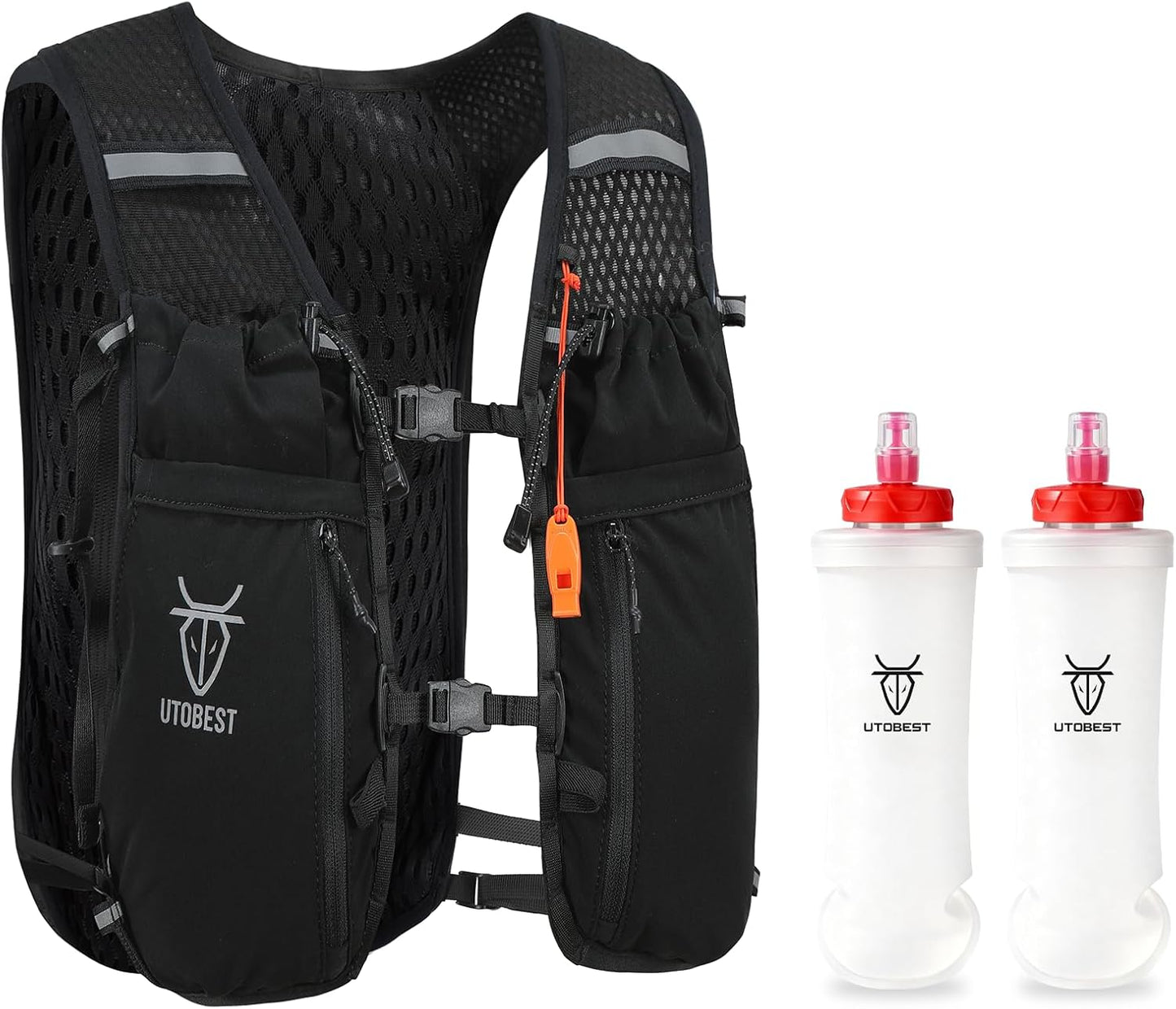 UTOBEST 10L Running Hydration Vest - Lightweight Adjustable Backpack with 2L Bladder for Trail Running