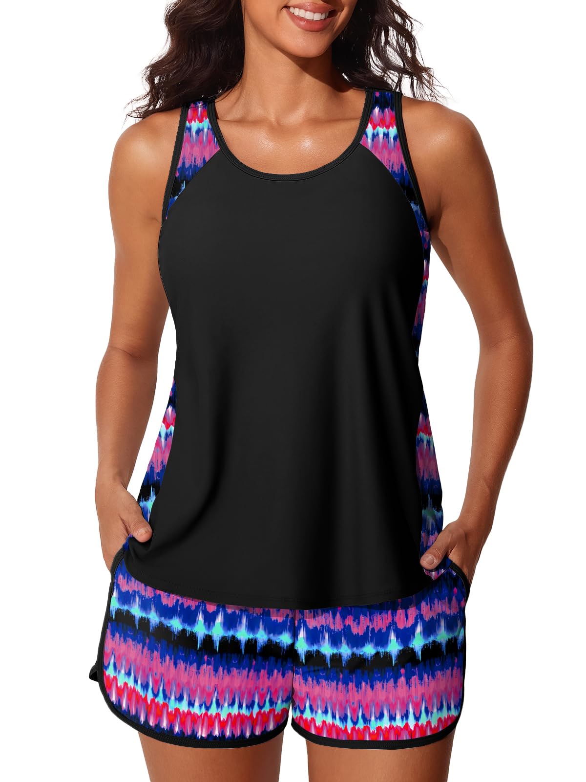 Summer Mae Plus Size Tankini Swimsuits for Women Tummy Control Bathing 2026