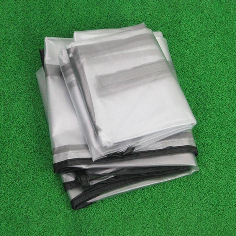Zhongdawei Golf Bag Rain Cover, Transparent Waterproof Rain Cover Water Windproof Translucent PVC Golf Cart Travel Bag Rain Cover Portable Golf Rain Cover for Golf Bags Push Carts