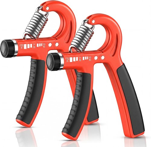 FitBeast Grip Strength Trainer - Adjustable Hand Grip Strengthener for Athletes & Rehab | 10-132 lbs Resistance