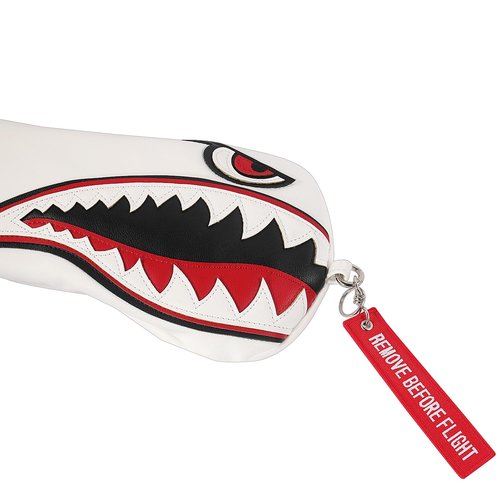New Flying Tiger Warshark Golf Head Cover for Golf Head Club Available for Driver/Fairway/Hybird Club (Fairway Cover)