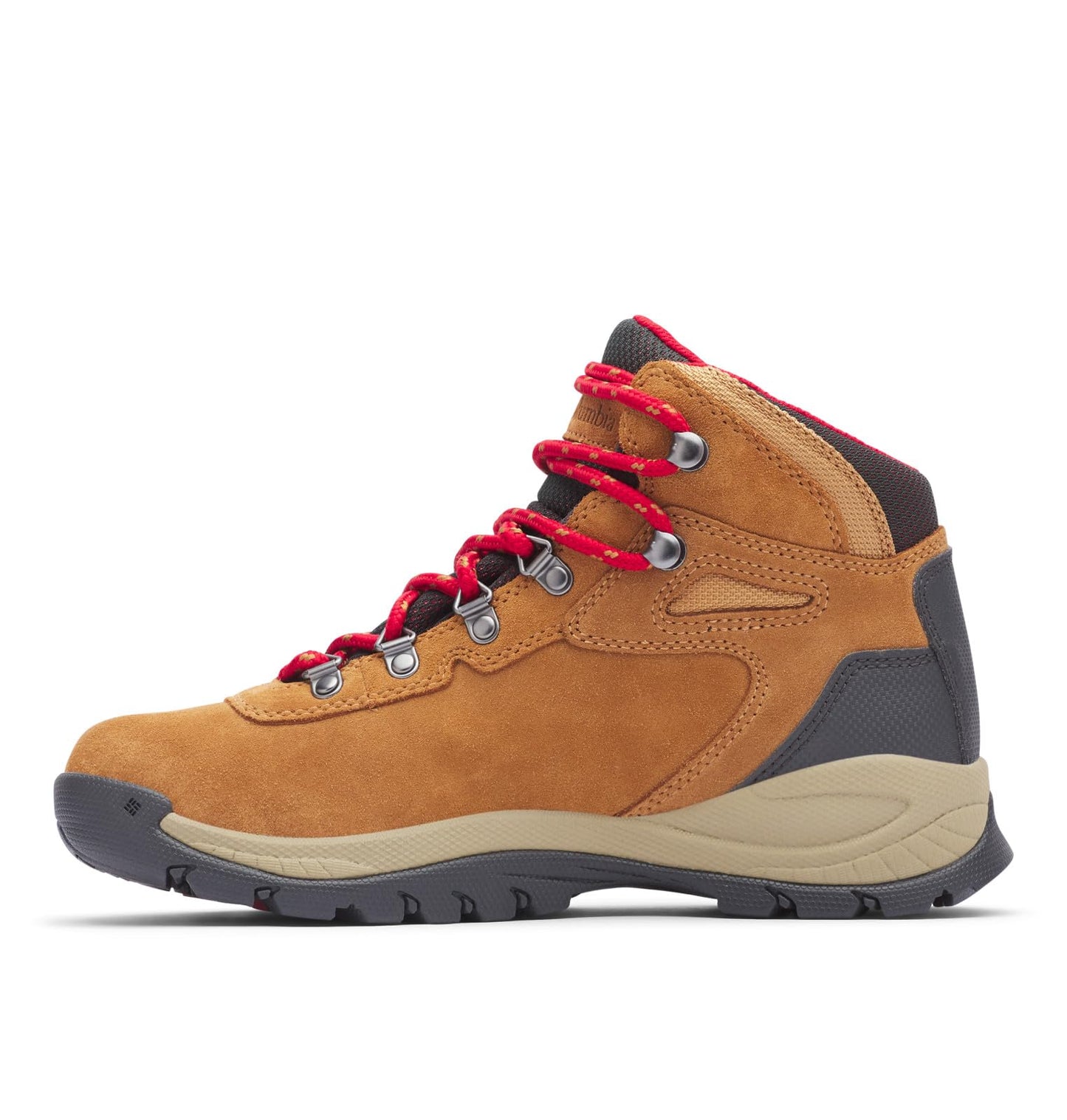 Columbia Women's Newton Ridge Plus Waterproof Amped, 2024 Elk/Mountain Red, 5.5