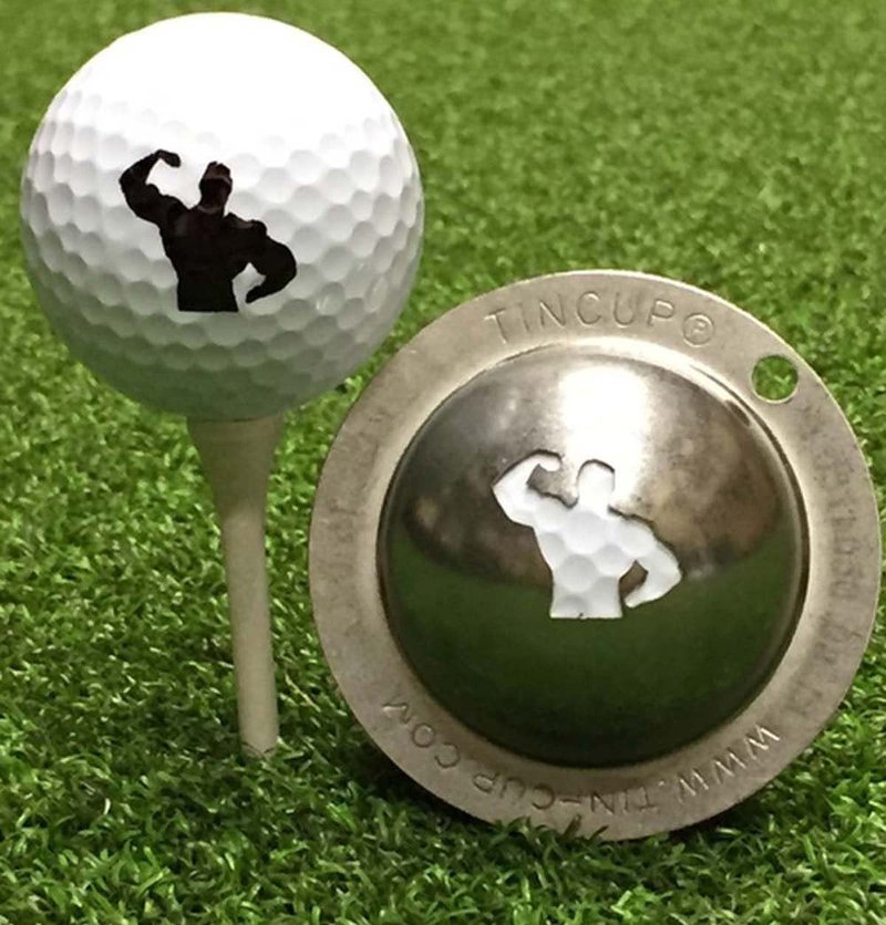 Tin Cup Golf Ball Custom Marker Alignment Tool (Big Hitter)