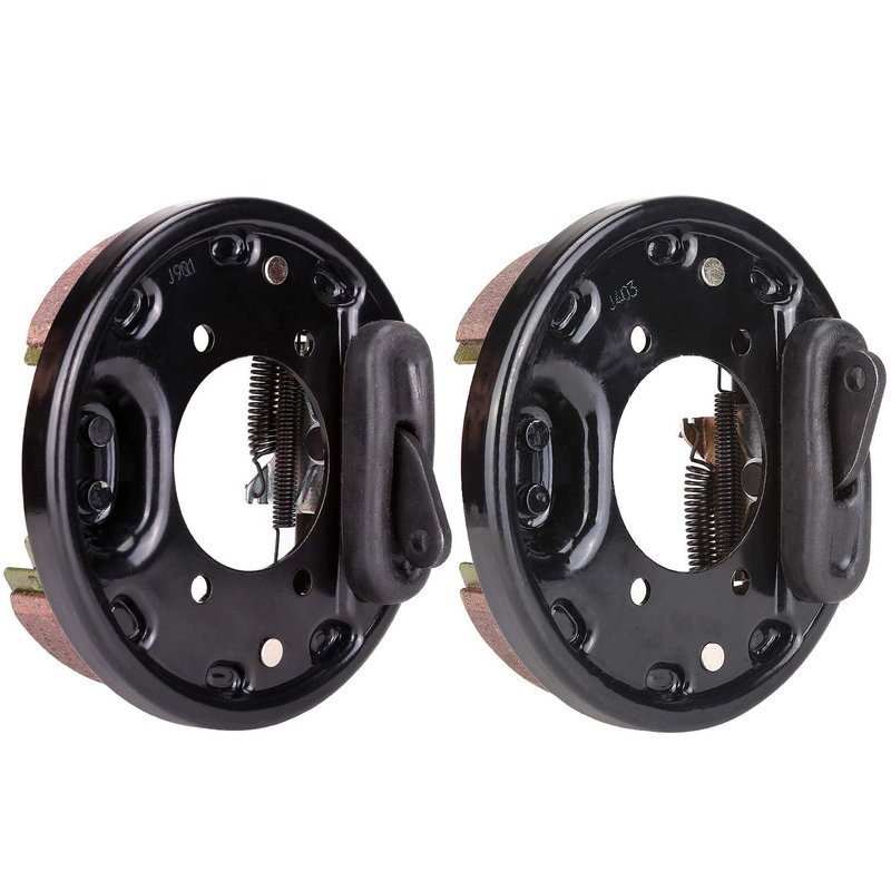 10L0L Brake Assembly for EZGO TXT PDS, for Yamaha G14 G16 G19 G20 G21 G22 Golf Cart, Driver Side and Passenger Side, Includes Brake Shoes, OEM# 70998-G01 70998-G02
