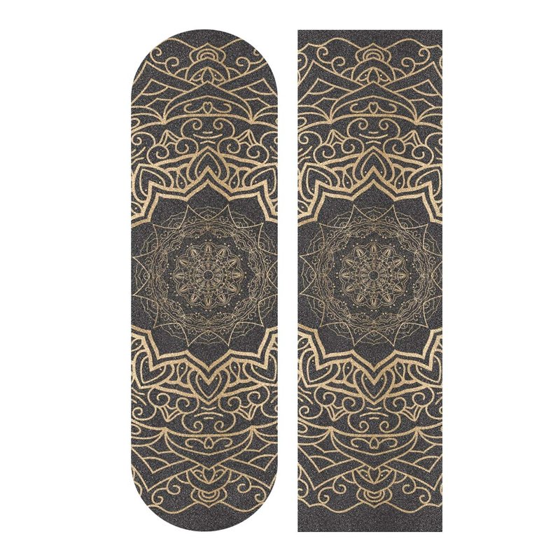 SUABO Retro Roma Flower Skateboard Grip Tape Sheet Scooter Deck Sand Paper 9" x 33"