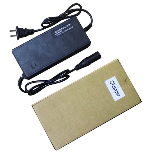 Zylvro Universal Electric Bike Charger, 54.6V, 2AH, for 48V Lithium Battery, for DeepPower K301/ E14 / DTTZH/ASKGO/APYEAR/LELEKUAI and Other E-Bike, Black