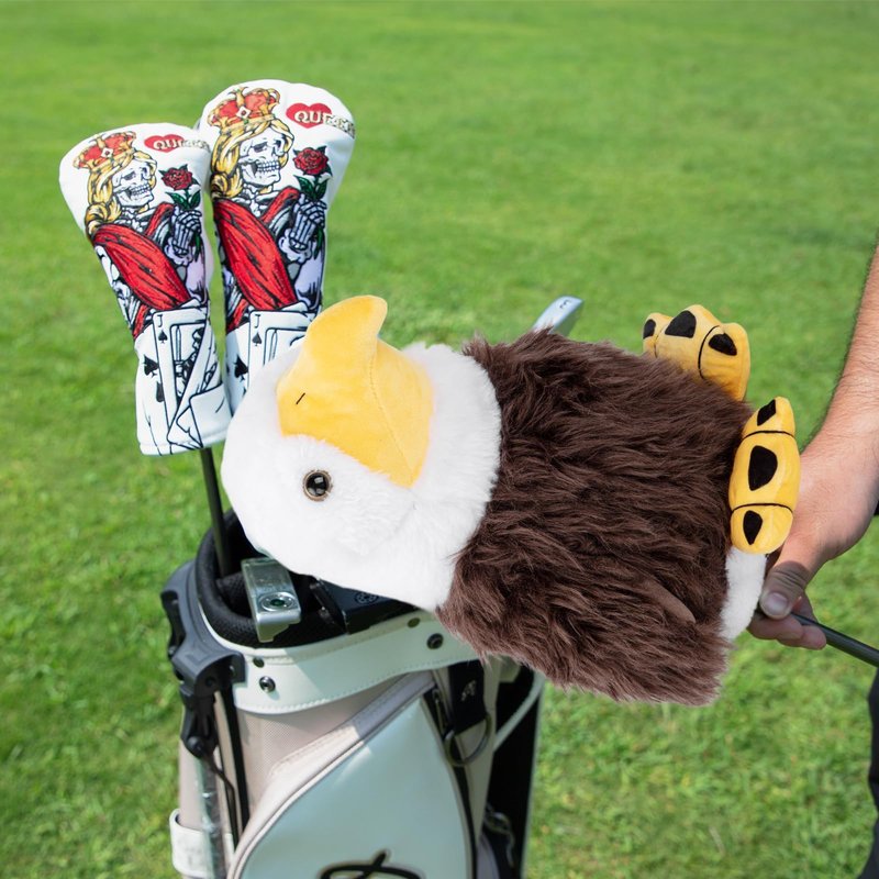 Montela Golf Club Head Cover Golf Club Covers Driver Headcover Funny Animal Golf Head Cover for Driver 460CC Golf Driver Cover Fit Taylormade Titleist D2 D3 917 Callaway Epic Ping (Eagle)