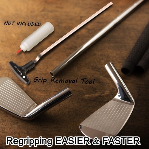 Golf Grip Removal Tool - Black Grip Repair Kits V-Groove Grip Remover Saver for Standard Length Swinging Grips Golf Grip Tool Grip Remover Gripping Tool