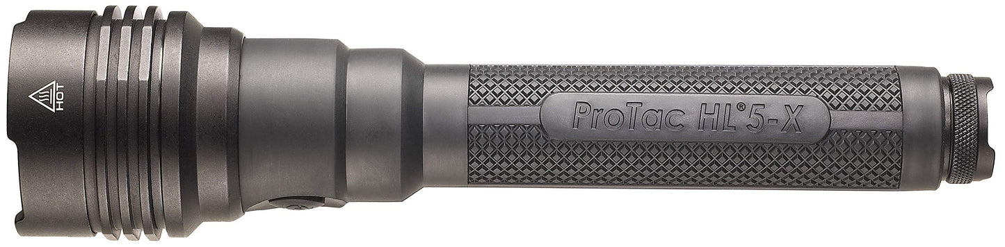 Streamlight 88081 ProTac HL 5-X 3500 Lumens 51,000 Candela Multi-Fuel Tactical Flashlight, Rechargeable Capable, Includes Rechargeable Batteries and USB Cable, Black