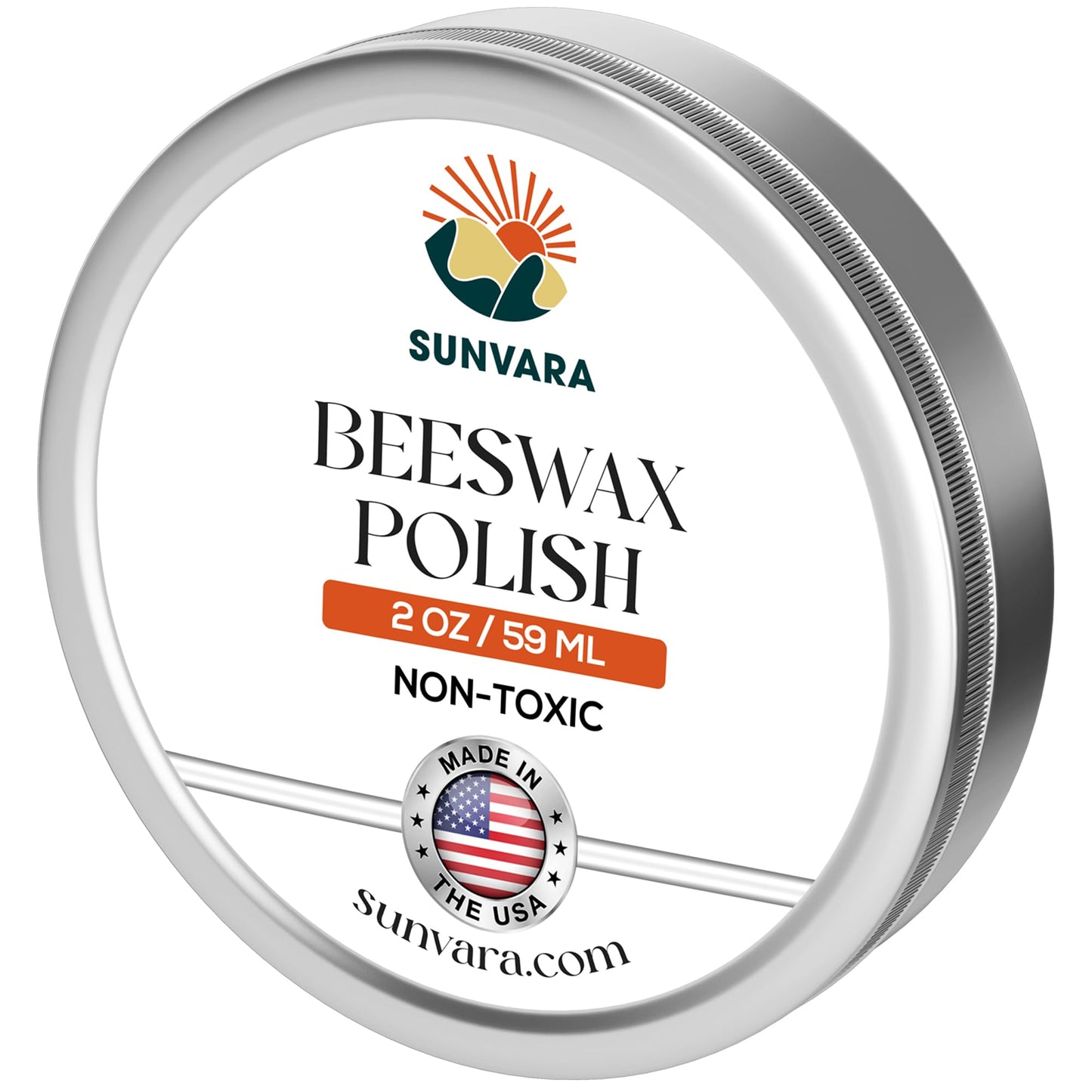 Sunvara Beeswax For Cutting Board Food Grade Beeswax furniture Polish Handmade in Virginia 100% Pure Local Source Beeswax Natural (2 Oz)