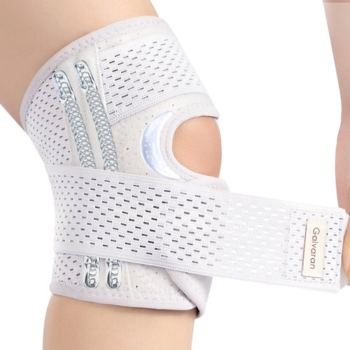 Galvaran Knee Brace for Women & Men with Side Stabilizers Upgraded for Meniscus Tear, ACL, MCL Arthritis Knee Pain Relief, Adjustable Breathable Injury Recovery Knee Support