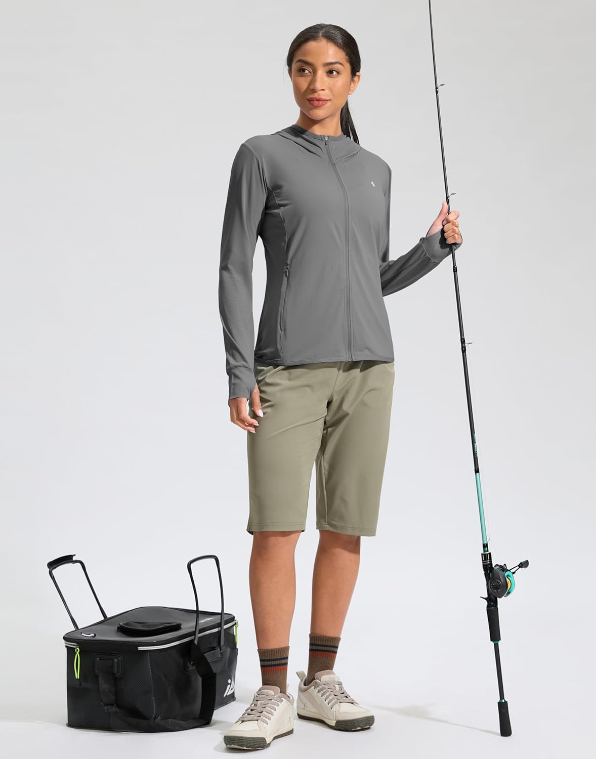 Soothfeel Women's Sun Protection Hoodie Jacket - Lightweight UPF 50+ Long Sleeve with Pocket | Perfect for Hiking