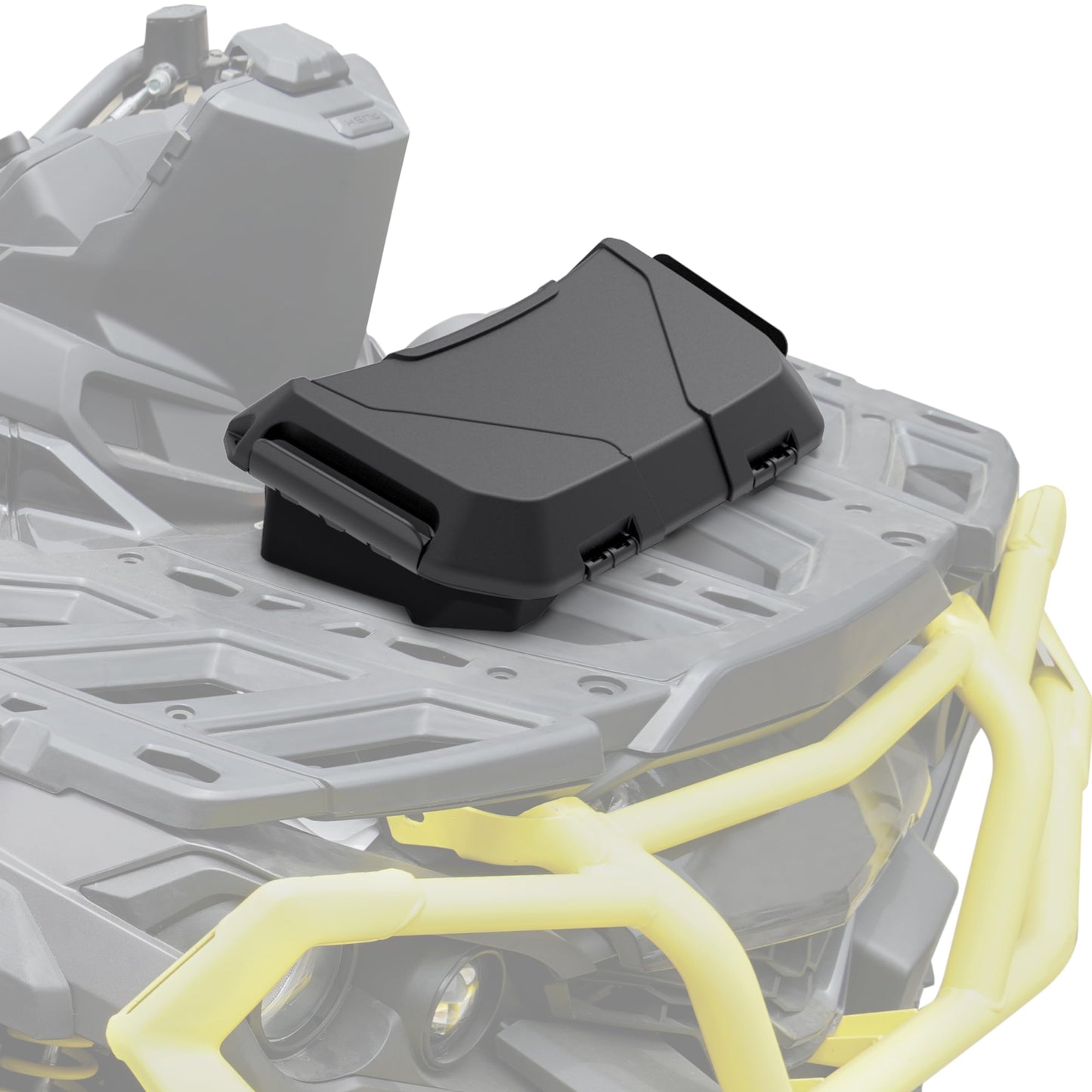 UTVSXPERT Storage Cargo Box for Outlander, 2 GAL (7.5L) Black Front Rear Racks Tool Bed Box Back Seat Linq for Can-Am Outlander L MAX 6X6 Accessories, Replace OEM # 708200408