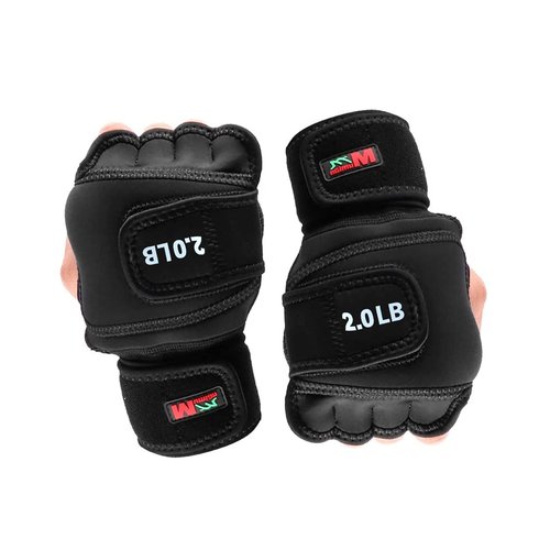 Ritammi Weighted Gloves 4lb (2lb Each), Fitness Soft Iron Gloves with Wrist Support for Gym Boxing Strength Training, Cross Training, Gifts for Men, Dad, Husband